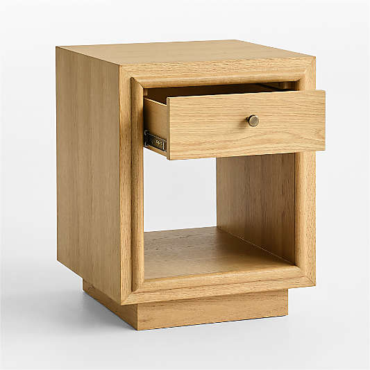 Hastings 18" Rye Wood Narrow Nightstand