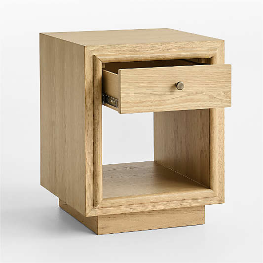Hastings 18" Rye Wood Narrow Nightstand