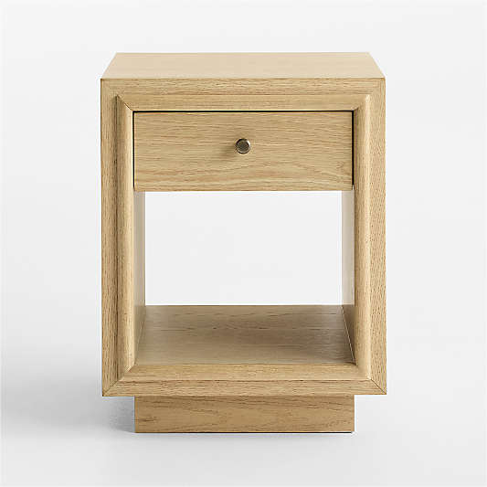 Hastings 18" Rye Wood Narrow Nightstand