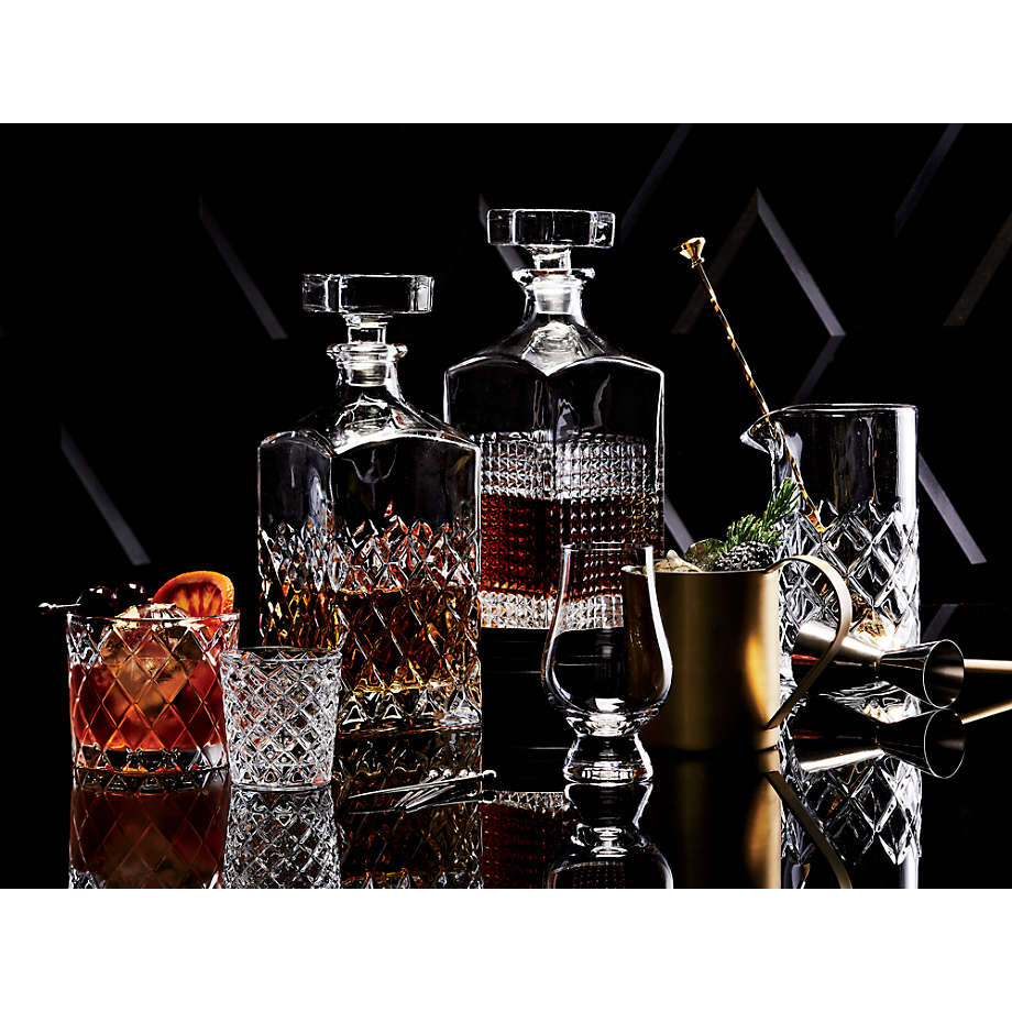 Dorchester Crystal Whisky Decanter Set - 3 Pieces