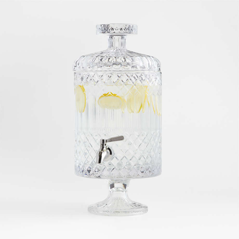 Hatch Glass Drink Dispenser + Reviews | Crate & Barrel