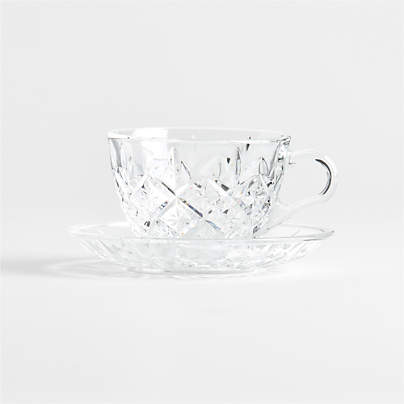 Hatch 6-oz. Glass Mug with Saucer