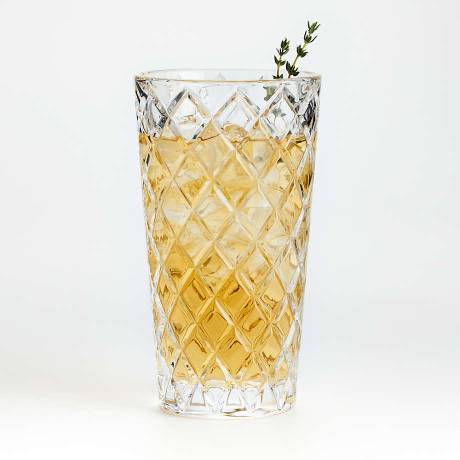 Hatch Highball Glass + Reviews | Crate & Barrel