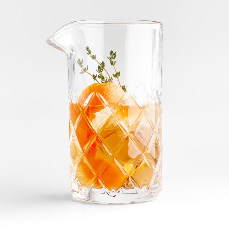 Hatch Faceted Tall Cocktail Glass + Reviews, Crate & Barrel