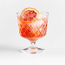 Hatch Short Faceted Cocktail Glass + Reviews | Crate & Barrel