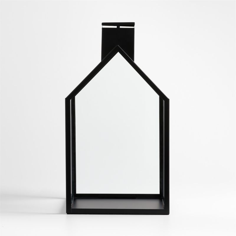 Haus Black Metal Lantern 17.5"