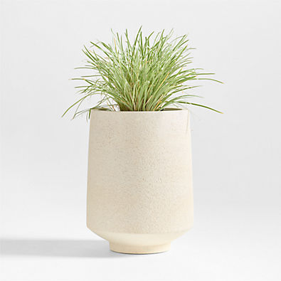 View Havana White Footed Indoor/Outdoor Planter 16.5"x22" details