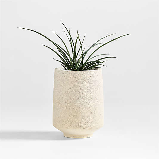 Havana White Footed Indoor/Outdoor Planter 12"x16"