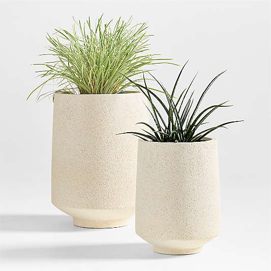 Havana White Footed Indoor/Outdoor Planters
