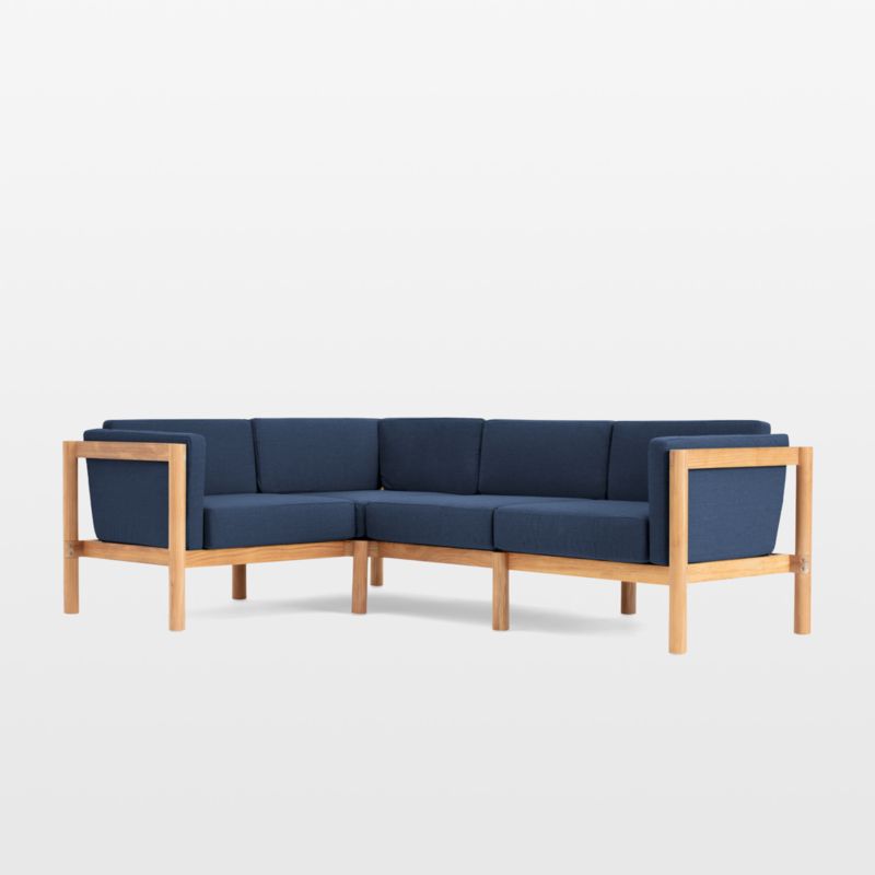 Neighbor ™ Haven Navy Blue 4-Piece Outdoor Sectional Sofa - image 1 of 4