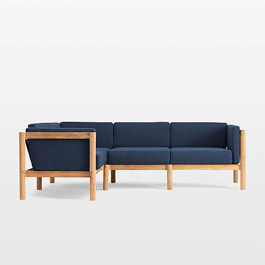 Neighbor ™ Haven Navy Blue 4-Piece Outdoor Sectional Sofa