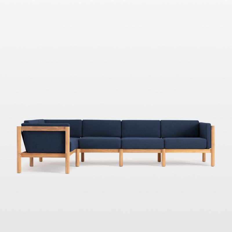 Neighbor ™ Haven Navy Blue 5-Piece Outdoor Sectional Sofa - image 0 of 4