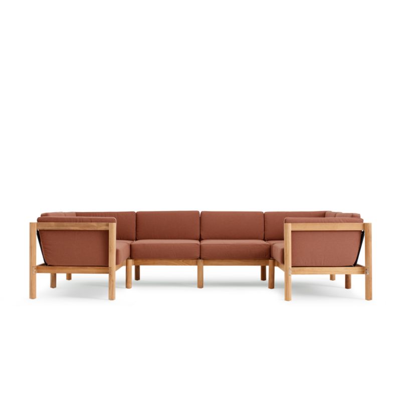 Neighbor ™ Haven Rust 6-Piece U-Shaped Outdoor Sectional Sofa - image 0 of 4