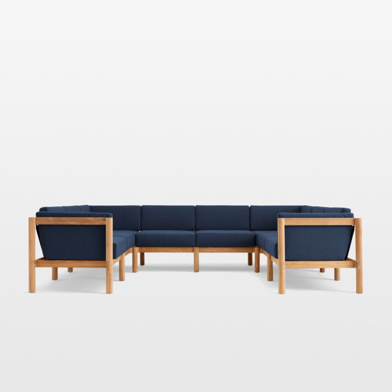 Neighbor ™ Haven Navy Blue 8-Piece U-Shaped Outdoor Sectional Sofa - image 0 of 4