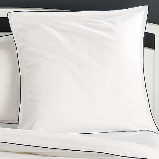 Haven Euro Blue Percale Pillow Sham