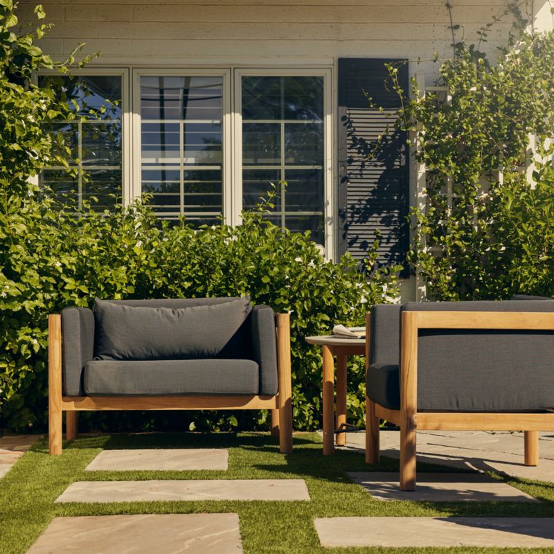 Neighbor ™ Haven Navy Blue Outdoor Chair and a Half - image 3 of 8