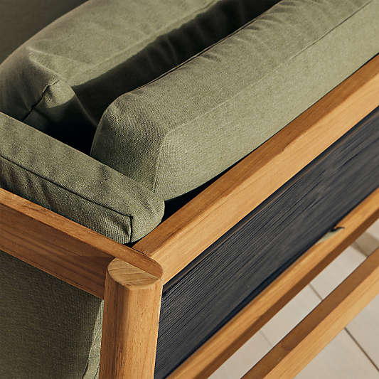 Neighbor ™ Haven Canvas Outdoor Chair and a Half