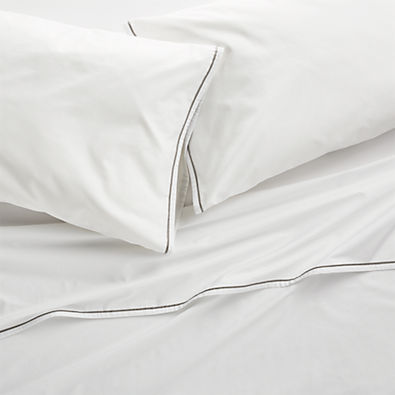 View Haven King Grey Percale Sheet Set details