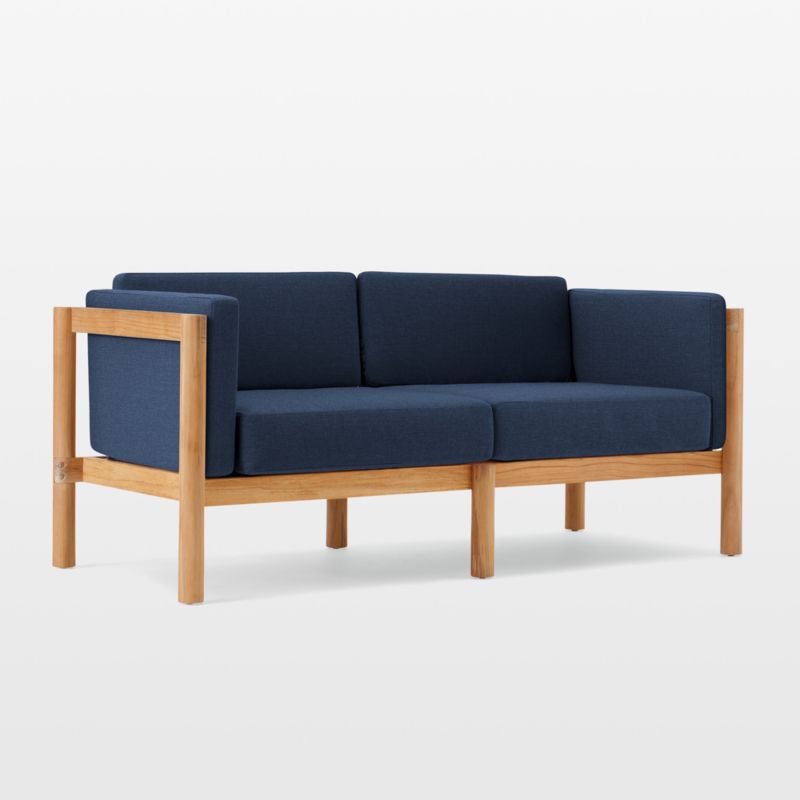 Neighbor ™ Haven 66" Navy Blue Outdoor Loveseat - image 1 of 4