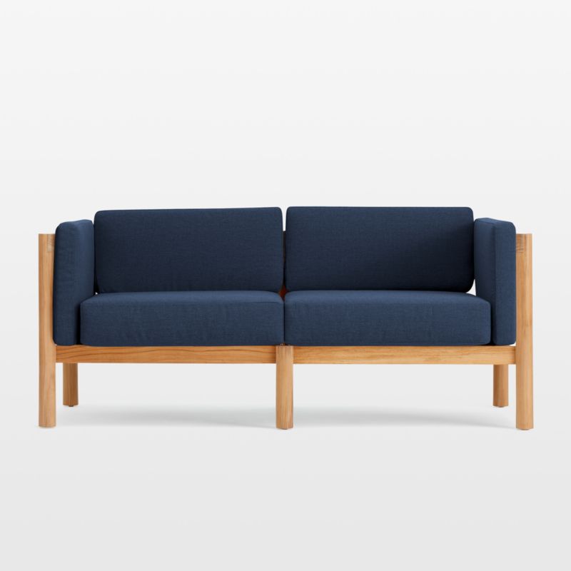 Neighbor ™ Haven 66" Navy Blue Outdoor Loveseat - image 0 of 4