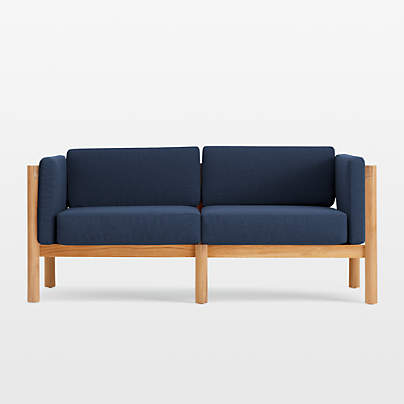 Neighbor ™ Haven 66" Navy Blue Outdoor Loveseat