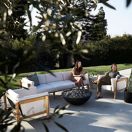 Neighbor ™ Haven Rust 8-Piece U-Shaped Outdoor Sectional Sofa