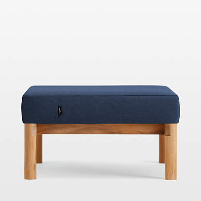 Navy blue outdoor deals ottoman