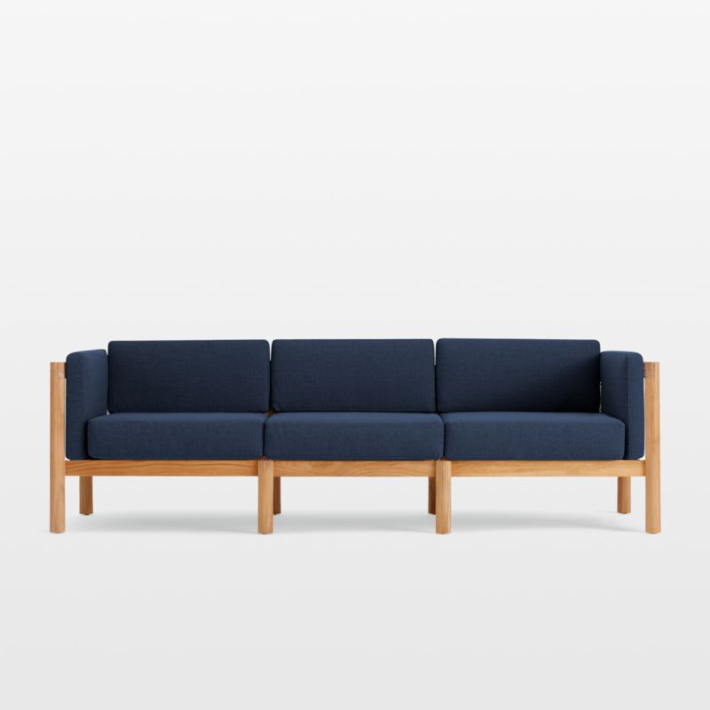 Neighbor Haven Navy Blue Outdoor Sofa Crate Barrel