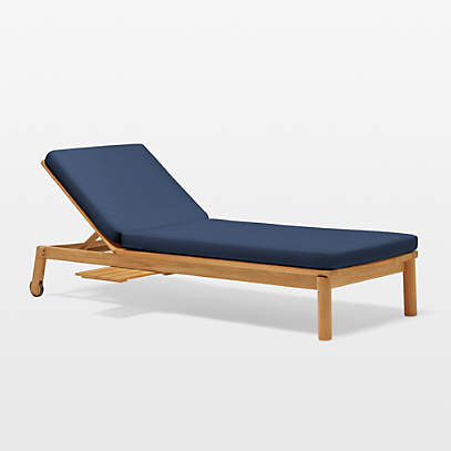 Navy blue cheap chaise lounge chair