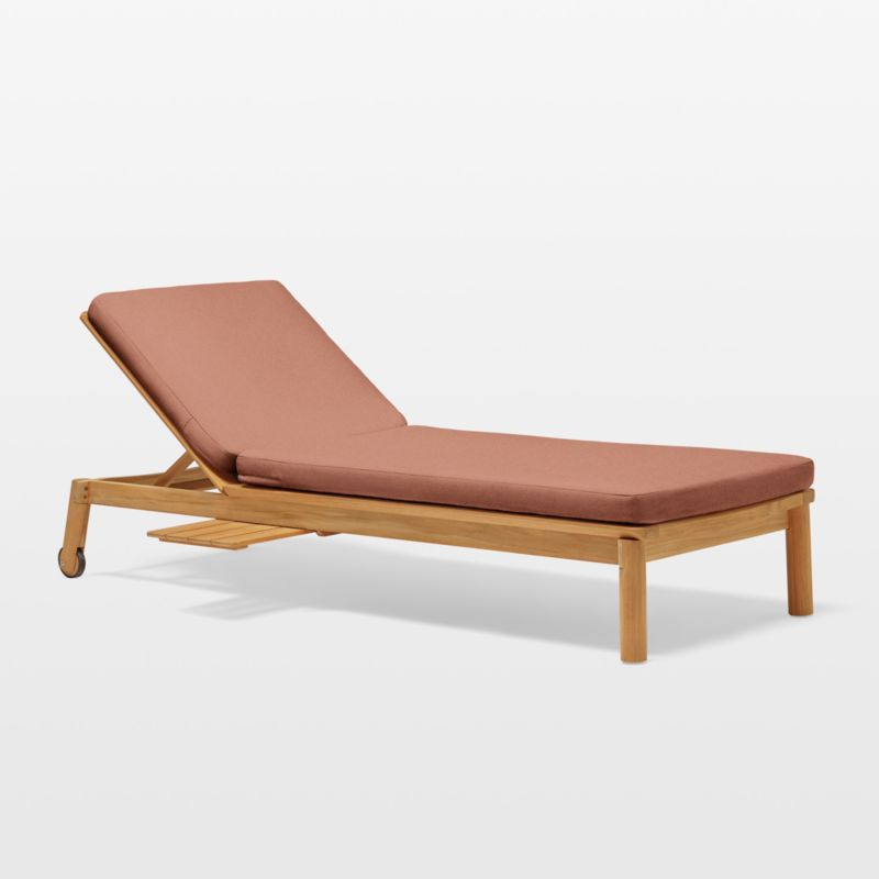 Neighbor ™ Haven Rust Outdoor Chaise Lounge - image 0 of 8