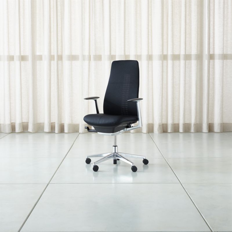 Haworth ® Black Fern ™ High Back Desk Chair - image 3 of 10