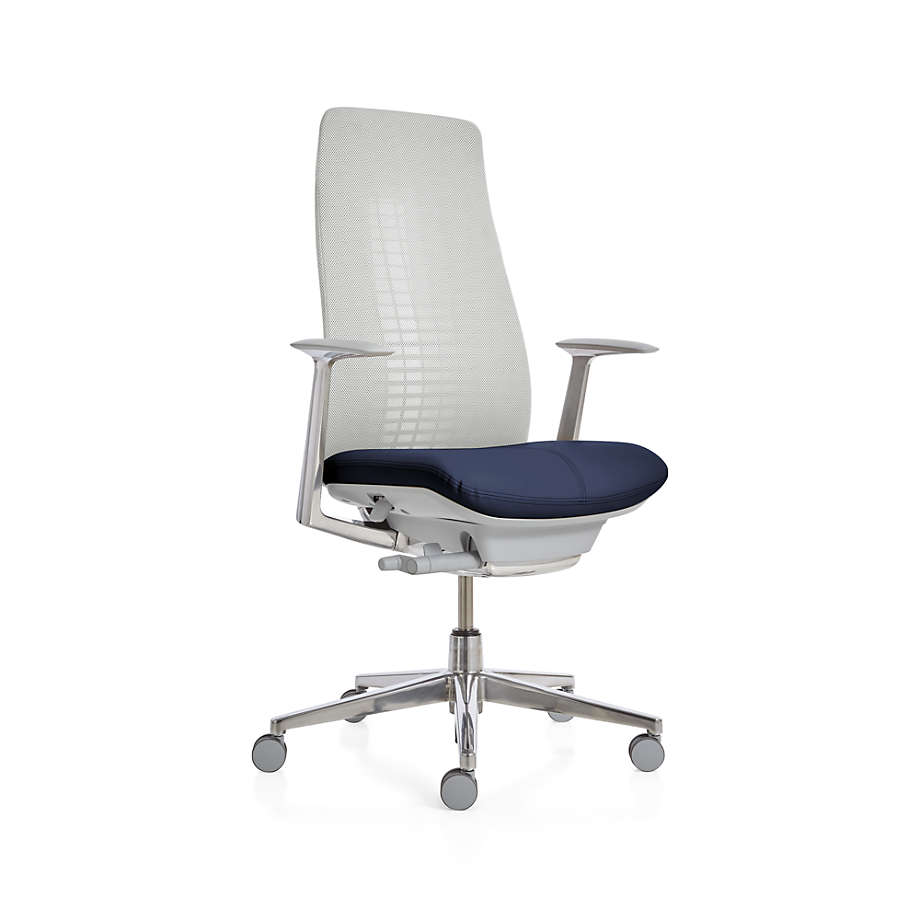 Haworth Pacific Fern High Back Desk Chair + Reviews | Crate & Barrel