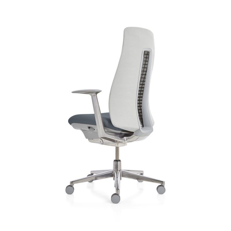 Haworth Storm Fern High Back Desk Chair | Crate & Barrel