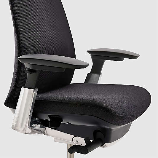 Haworth Fern Upholstered Coal Office Chair