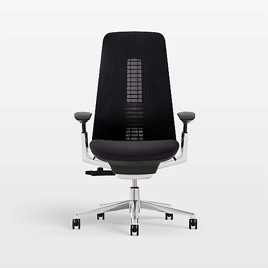 Haworth Fern Upholstered Coal Office Chair