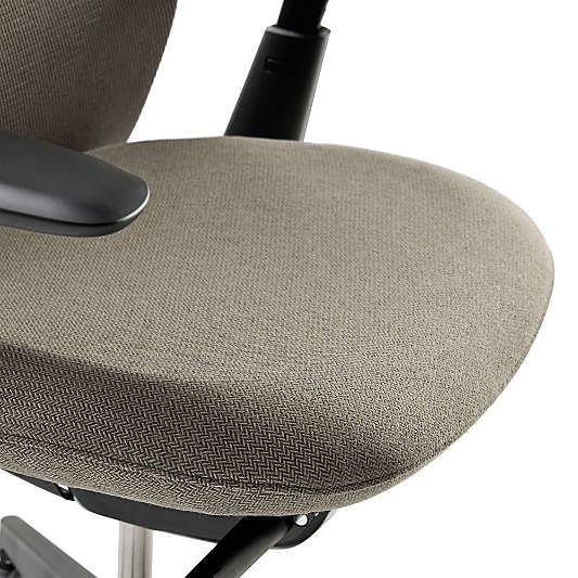 Haworth Soji Upholstered Clay and Mesh Office Chair