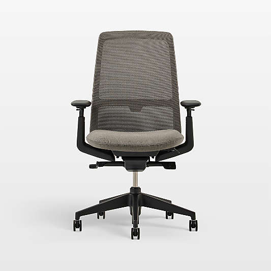 Haworth Soji Upholstered Clay and Mesh Office Chair