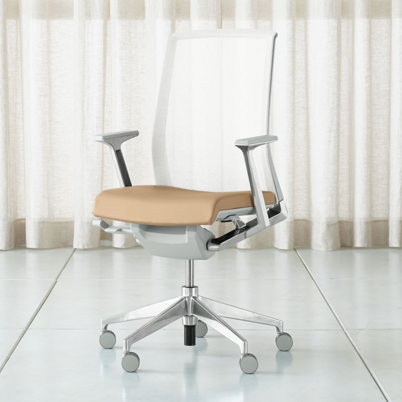 Haworth® Very® Mesh Buff Desk Chair - image 0 of 7