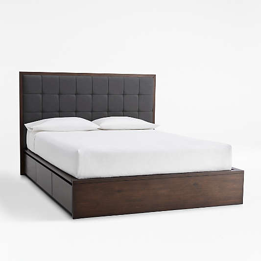 Hayden Smoke Queen Storage Bed