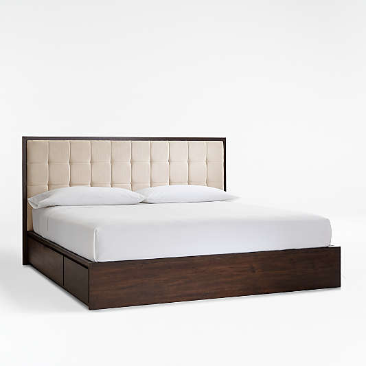 Hayden Natural King Storage Bed