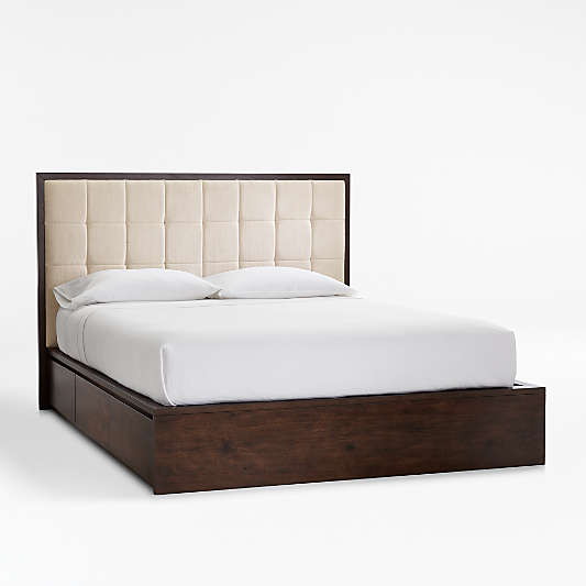 Hayden Natural Queen Storage Bed