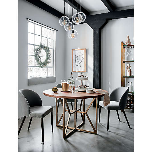 Hayes 48" Round Acacia Dining Table