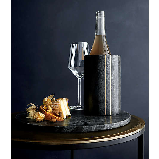 Hayes Black Marble Wine Cooler