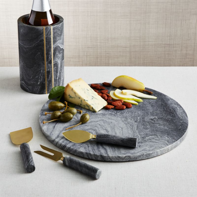 Hayes Black Marble Wine Cooler - image 4 of 15