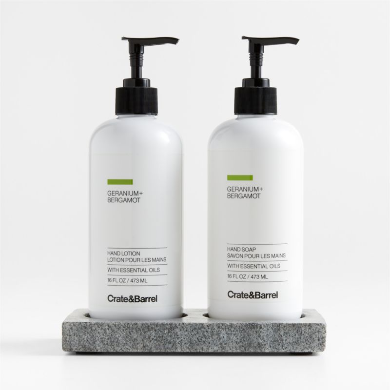 Hayes Geranium + Bergamot 3-Piece Set + Reviews | Crate & Barrel