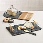 View Hayes Marble and Wood Serving Board with Glass Dome - image 3 of 5