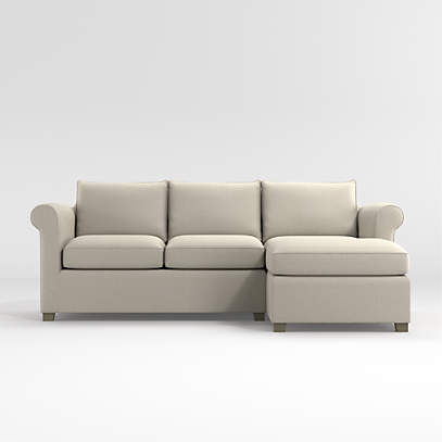 Hayward 2 Piece Right Arm Chaise Rolled Sectional Crate And Barrel Hayward 2 Piece Right Arm Chaise Rolled, 2 Arm Chaise