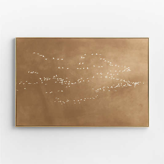 "Heading South" Solstice 70" x 47" Canvas Framed Wall Art Print