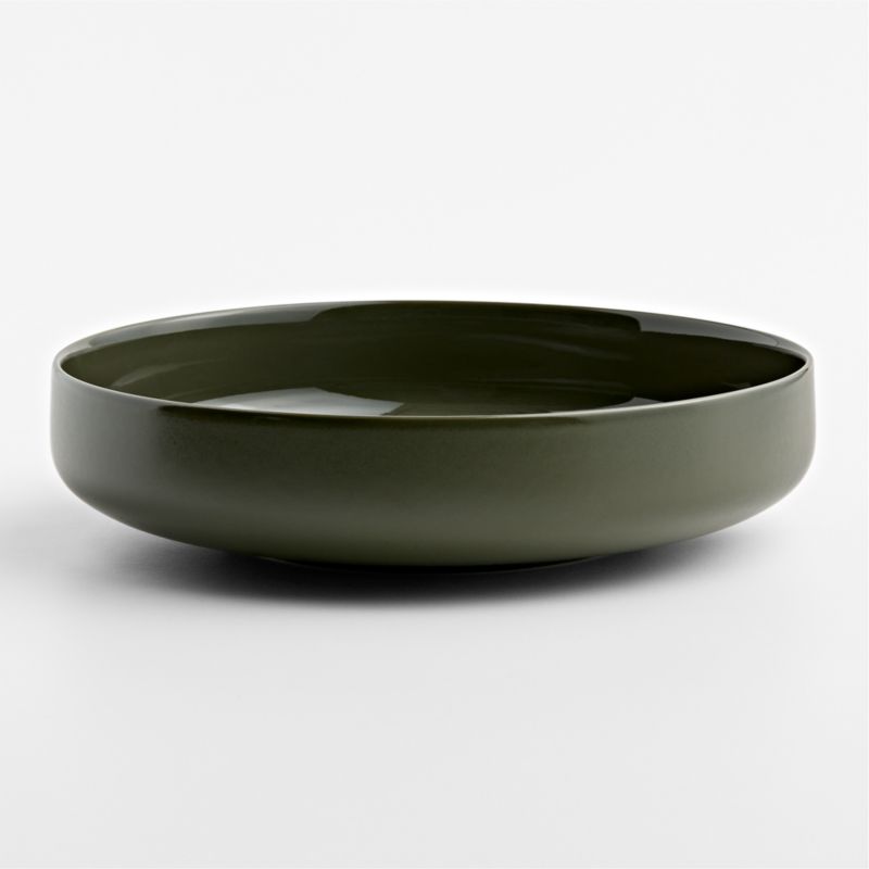 Viewing product image Hudson Burnt Green Stoneware Serving Bowl - image 1 of 5
