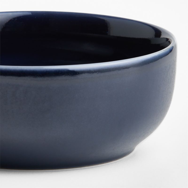 Hudson Navy Blue Stoneware Cereal Bowls, Set of 8 - image 3 of 4